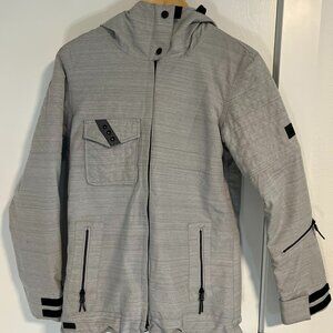 Ride Snowboard Jacket | Size Small | Heathered Gray